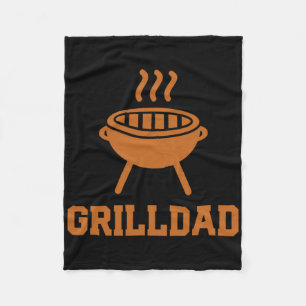 Grillvater Barbecue Grill Daddy Master Bbq Räucher Fleecedecke