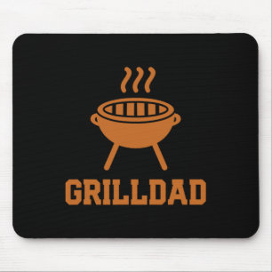 Grillvater Barbecue Grill Daddy Master Bbq Smoker Mousepad