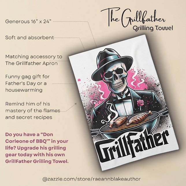 Grillvater Grillen (Küche) Handtuch (Von Creator hochgeladen)