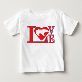 Grillzy Bear Liebe Baby T-shirt
