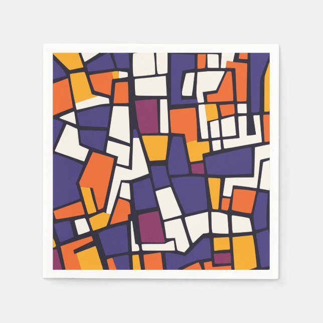Grilock Dream abstrakt Serviette (Vorderseite)