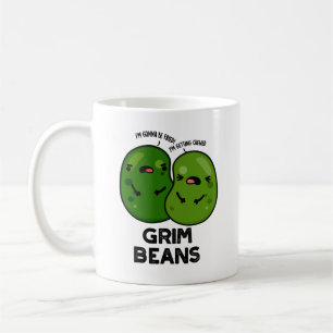 Grim Beans Funny Veggie Puns Kaffeetasse