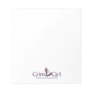 Grim Girl Notepad Notizblock