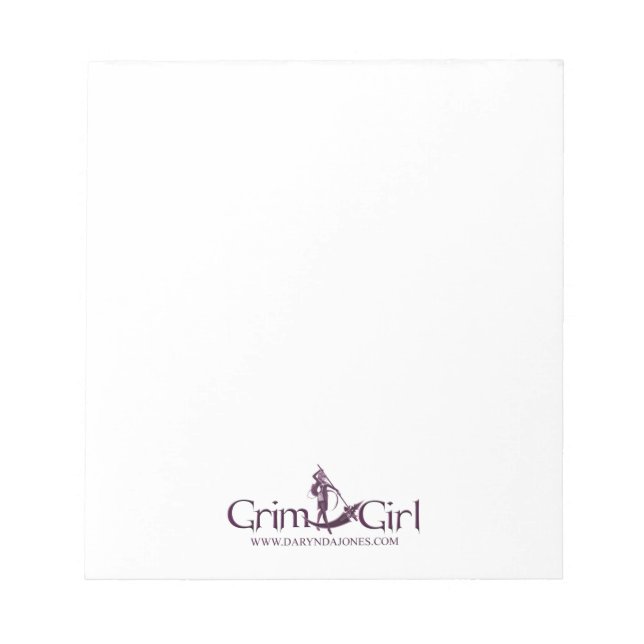 Grim Girl Notepad Notizblock (Vorderseite)