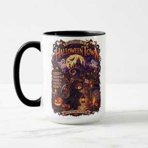 Grim Reaper Bär Halloween Town Kunst Tasse