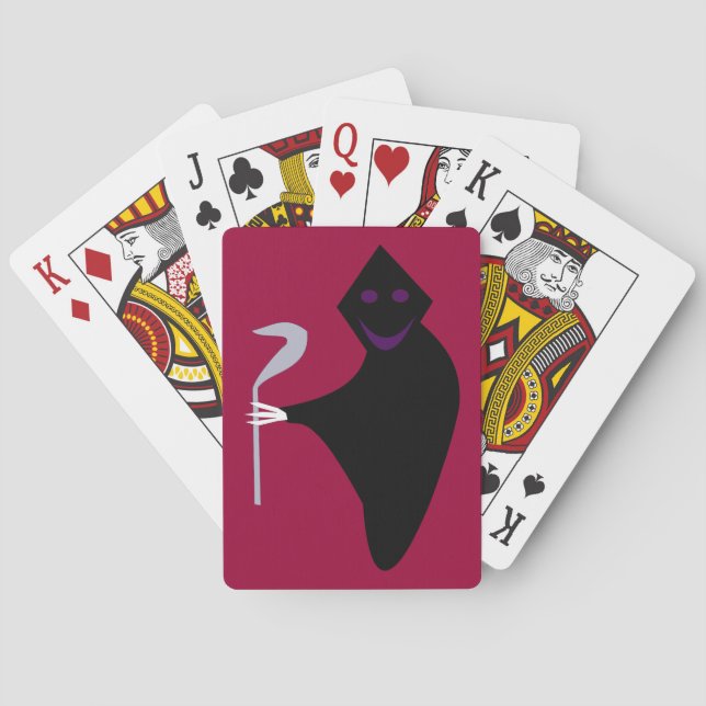 Grim Reaper Halloween Playing Cards Spielkarten (Rückseite)