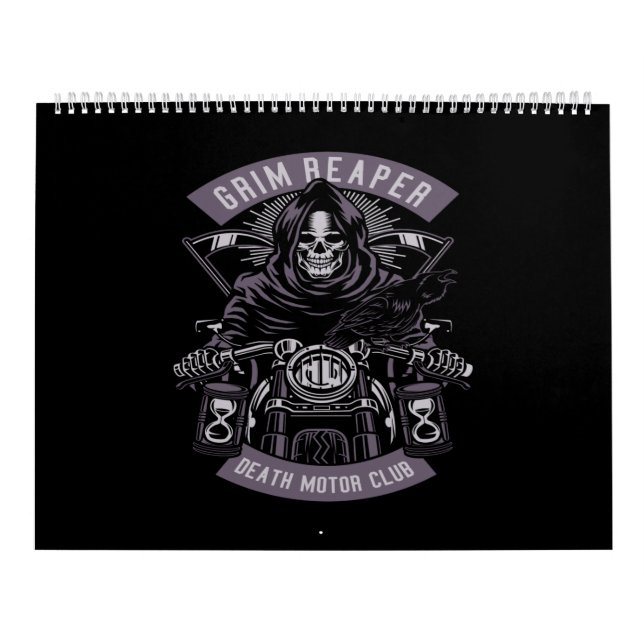 Grim Reaph Death Motor Kalender (Titelbild)