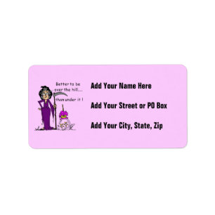 Grim Sensenmann Birthday Spaß Adressaufkleber