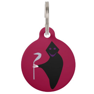 Grim Sensenmann Halloween Custom Dog Tag Tiermarke