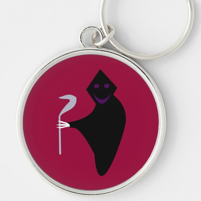 Grim Sensenmann Halloween Schlüsselanhänger (Vorne)