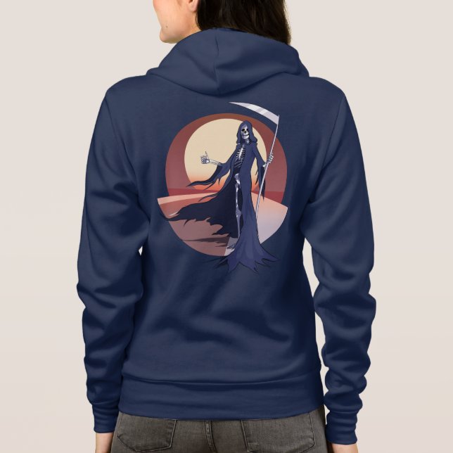 Grim Sensenmann Road Trip | Hitchhiker Hoodie (Rückseite)