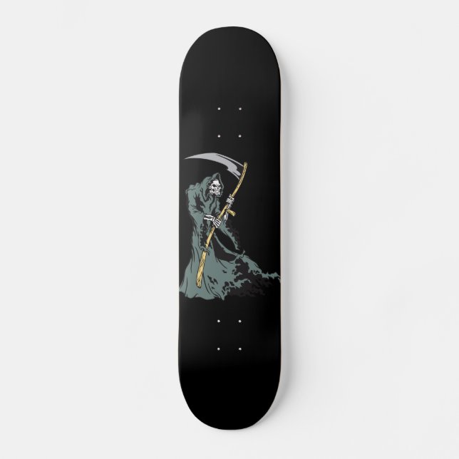 Grim Sensenmann Skateboard (Vorderseite)