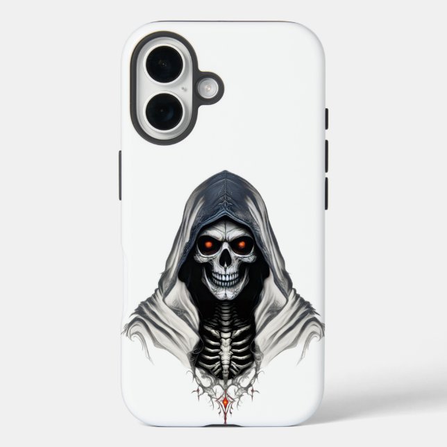 Grim Sensenmann Skull Tough Phone Case für iPhone  (Rückseite)
