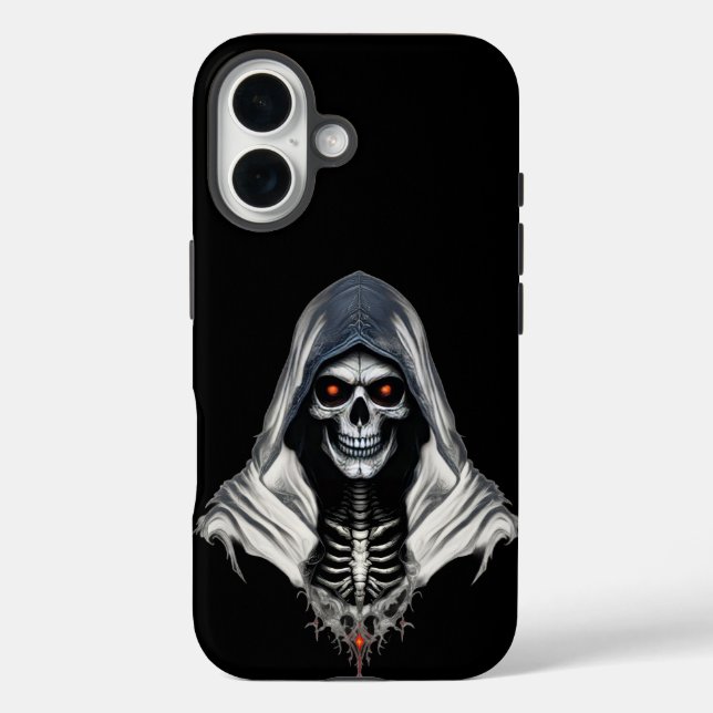 Grim Sensenmann Skull Tough Phone Case für iPhone  (Rückseite)