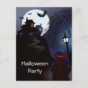 Grim Sensenmann Spuk Halloween-Party Einladung