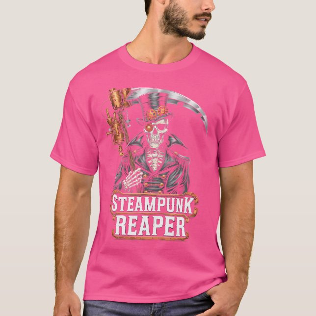 Grim Sensenmann Steampunk Death God Gears Top Hat  (Vorderseite)