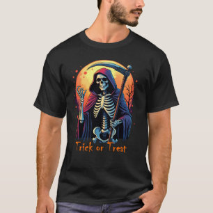 Grim Sensenmann Trick oder Treat Halloween T-Shirt