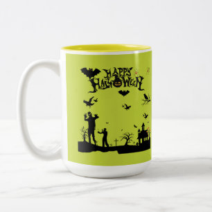 Grim Spirits Rising Zitrone Zweifarbige Tasse