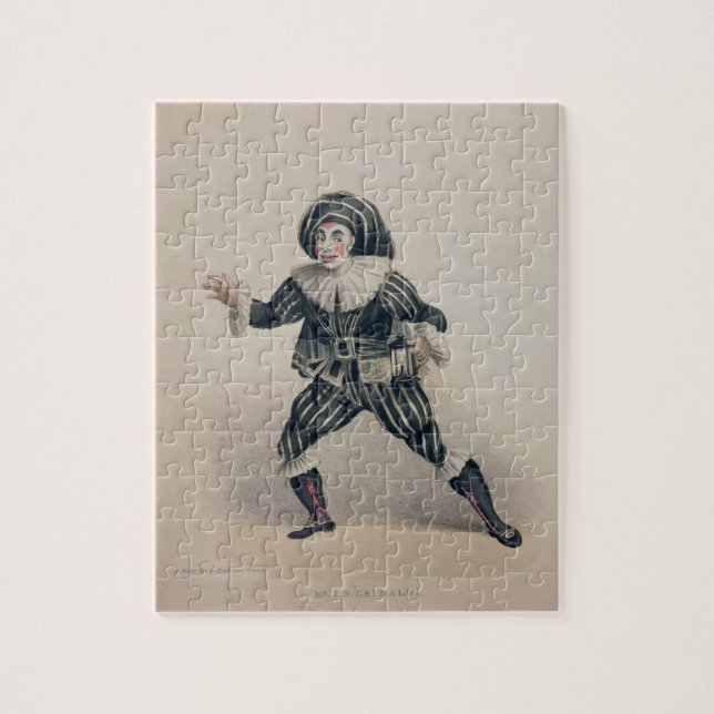 Grimaldi als Scaramouche, vom Commedia dell'Ar Puzzle (Vertikal)