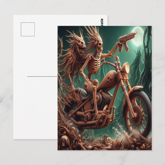 Grimbone und Skulldust montierten ihren großen Cho Postkarte (Vorne/Hinten)