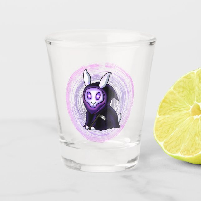 Grimbun Schnapsglas (Vorderseite)