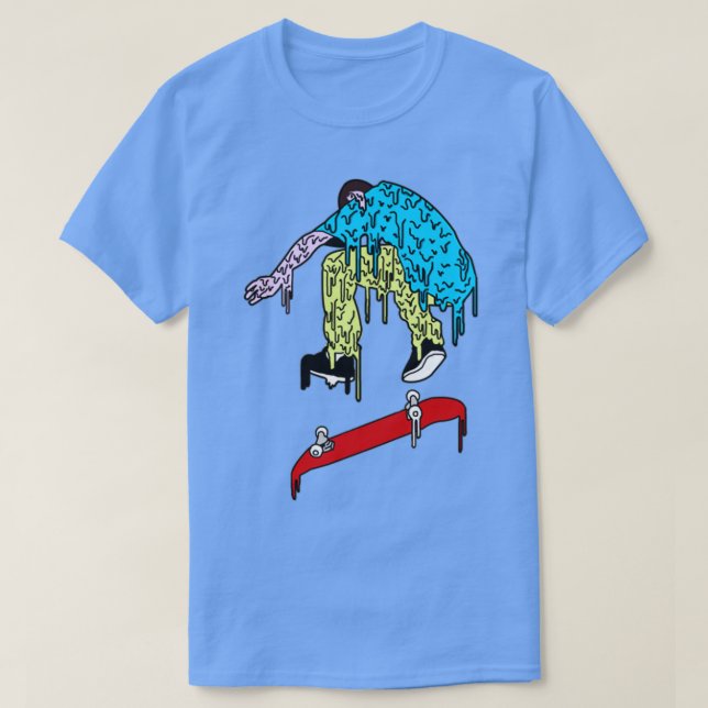 Grime Skateboarder T-Shirt (Design vorne)