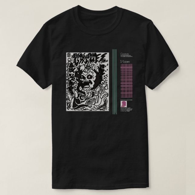 Grimes - Visions Classic T-Shirt Copy (Design vorne)