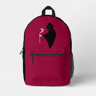 Grimischer Sensenmann Halloween Bedruckter Rucksack