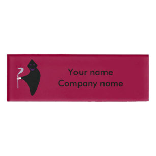 Grimischer Sensenmann Halloween Personalisiert Nam Namenschild