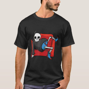 Grimischer Sensenmann Halloween T-Shirt