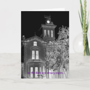 Grimm Gothic Halloween Greetings Karte