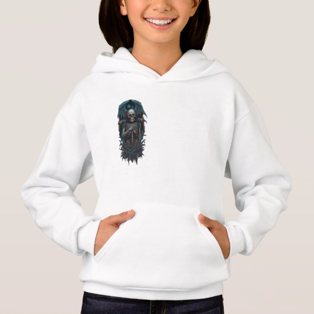 Grimmige Sensenmann-Threads: Entfesseln Sie die Du Hoodie (Vorderseite)
