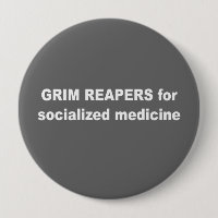 Grimmige Sensenmänner für sozialisierte Medizin