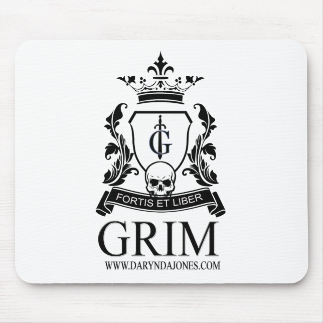 GRIMMIGER Schluss Logo.png Mousepad (Vorne)