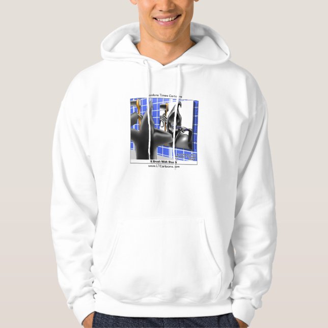 Grimmiger Sensenmann: Ein Brush mit todbringendem  Hoodie (Vorderseite)