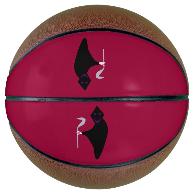 Grimmiger Sensenmann Halloween Basketballs (Vorderseite)
