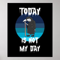 Grimmiger Sensenmann - Heute ist nicht mein Tag