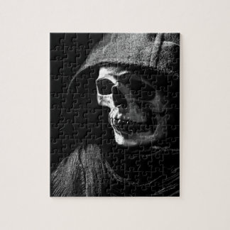 Grimmiger Sensenmann Skull Puzzle