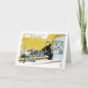 Grimmiger Sensenmann Warten Zimmer gut Karte