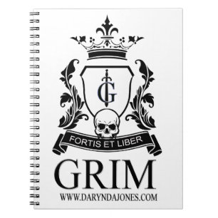 GRIMMIGES abschließendes Notizbuch Notizblock