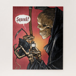 Grimmiges Sensenmann Puzzle