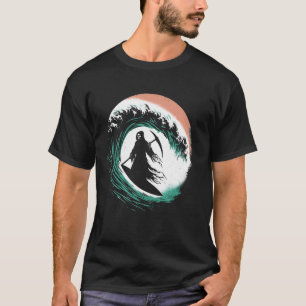 Grimmiges Surfen im Sensenmann - unheimlich Hallow T-Shirt
