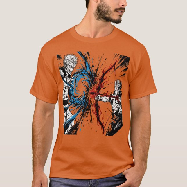 Grimmjow Sukuna Freunde T-Shirt (Vorderseite)