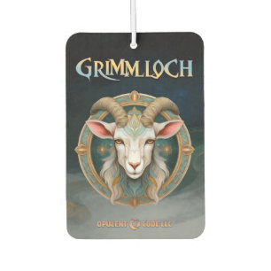 Grimmloch-Ziegen-Emblem Fantasy-RPG Autolufterfrischer