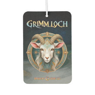 Grimmloch-Ziegen-Emblem Fantasy-RPG Autolufterfrischer