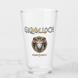 Grimmloch-Ziegen-Emblem Fantasy-RPG Glas