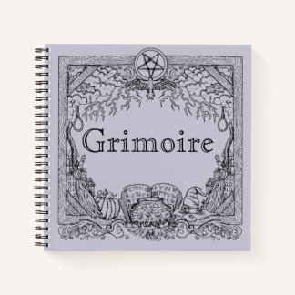 Grimoire Magick Witchy Notizbuch