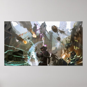 Grimoire: Manastorm Konzept Kunst - Kirchenschlach Poster