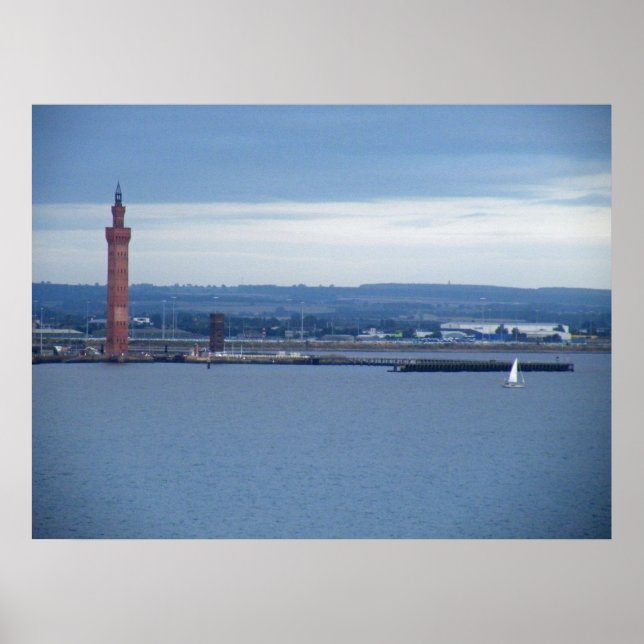 Grimsby Dock Tower, Lincolnshire, UK Poster (Vorne)