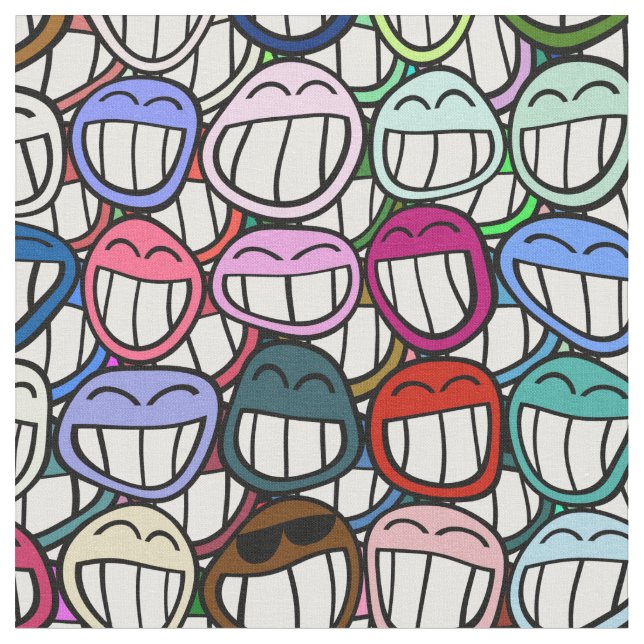 Grin 1 Maßgeschneidertes Gewebe Stoff (Nahaufnahme)